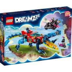 Tämä Lego Dreamzzz 71458 Krokotiiliauto, jolla yli 8-vuotiaat lapset voivat kiihdyttää Unimaailmaan tällä LEGO® DREAMZzz™ Krokotiiliauto (71458) rakennuslelusetillä.