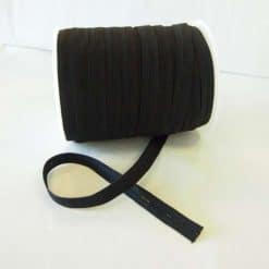 Kuminauha ompeluun, reiällä, 18 mm, musta vyötärökuminauha