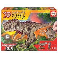 T-Rex Dino 3D palapeli 82 palaa Educa