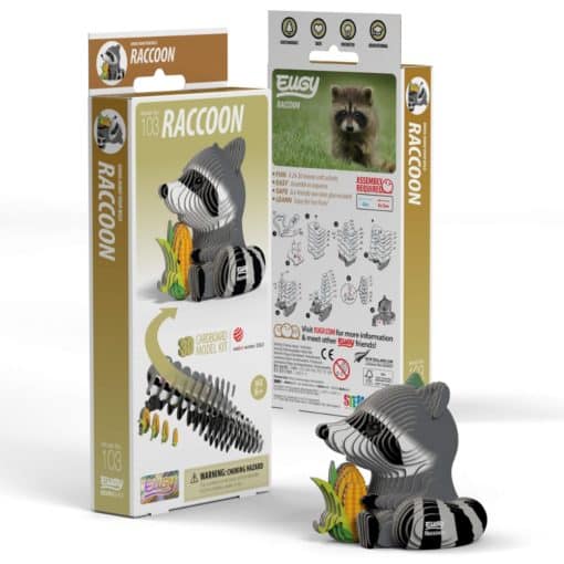 3D palapeli raccoon eugy