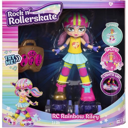 Rock n' Rollerskate Girl Rainbow Riley Fashion Doll Rock n rollerskate