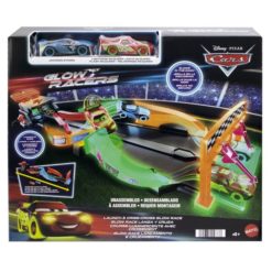 Cars Glow Racers Criss-Cross Ratasetti Package