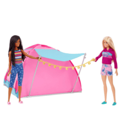 Barbie Camping Teltta & 2 Nukkea