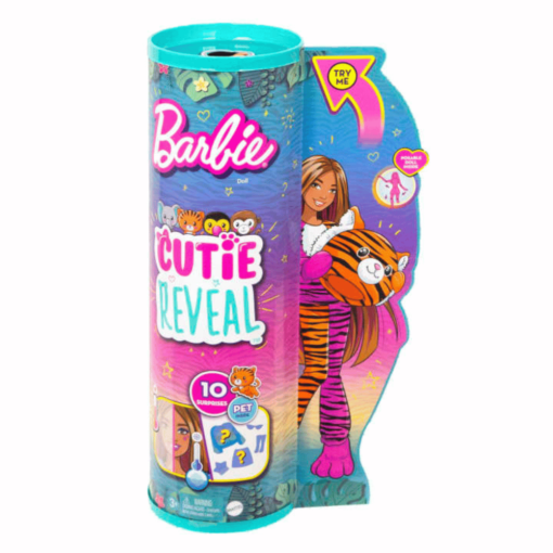 Barbie cutie reveal tiger package