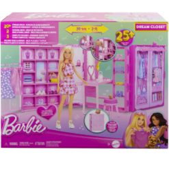 Barbie & vaatekaappi Dream Closet