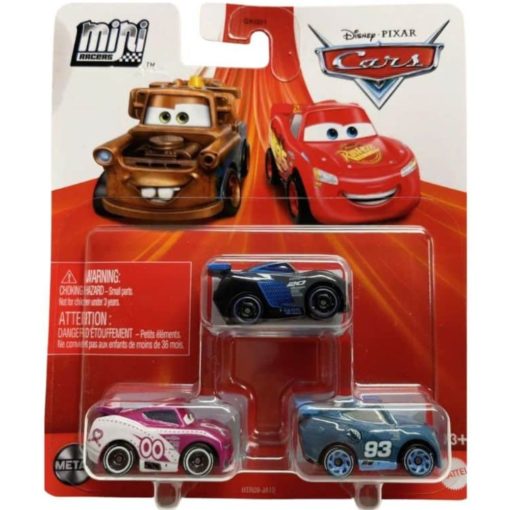 Cars Mini Racers auto 3 kpl