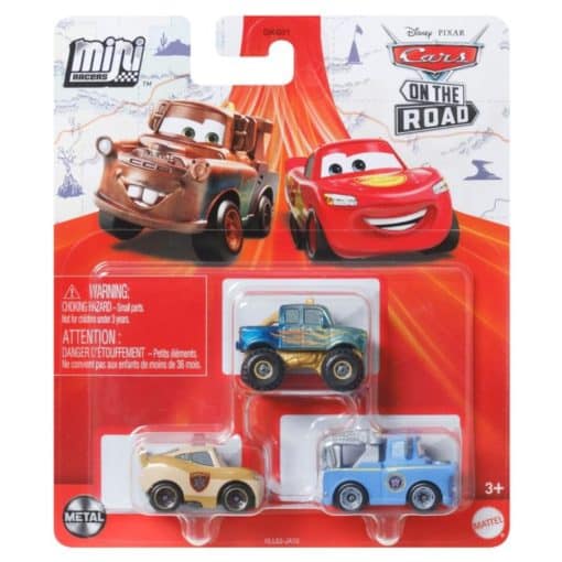 Cars Mini Racers auto 3 kpl