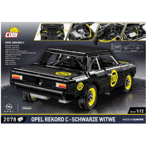 Cobi Opel Rekord C-Schwarze Witwe 2078