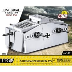 Cobi tankki 172 Sturmpanzerwagen a7v