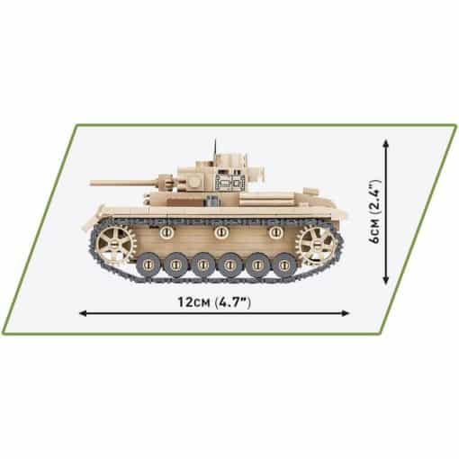 Cobi tankki Panzer III Ausf. J 2712