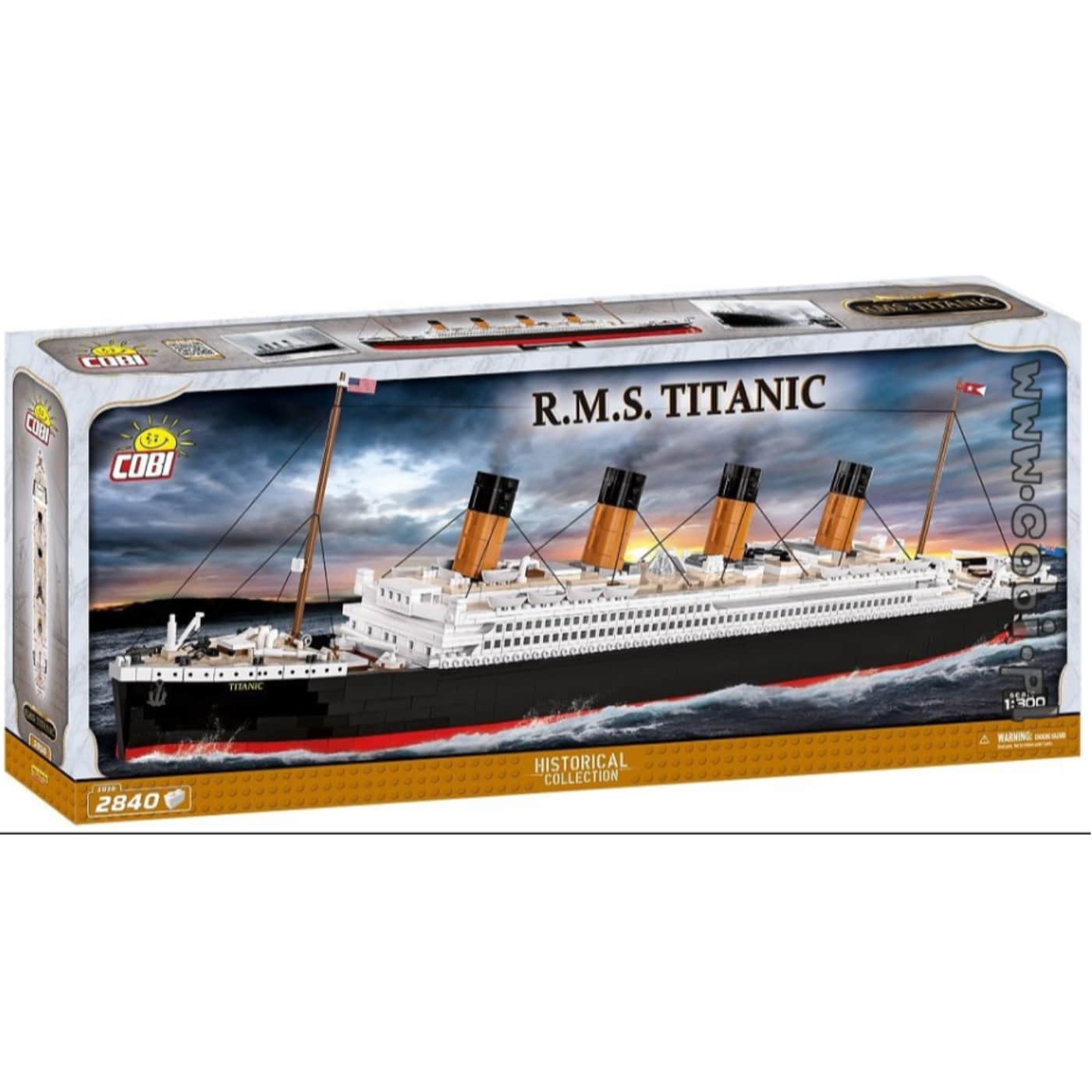 Cobi laiva Titanic 1916 - Muovi ja Lelu