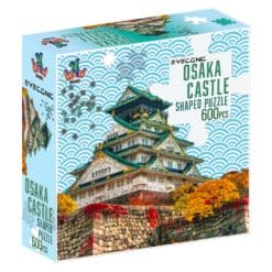 600-osainen muotopalapeli, jossa on kuva Osakan linnasta