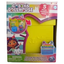 keltainen Gabby's Dollhouse DJ Catnip Mini Clip On -leikkisetti