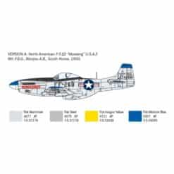 Italeri North American F-51D Mustang Korean War 1:72