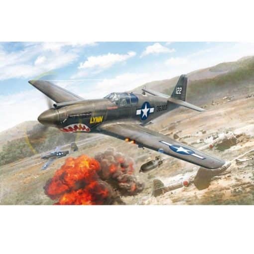 Italeri P-51A Mustang 1:72 koottava pienoismalli