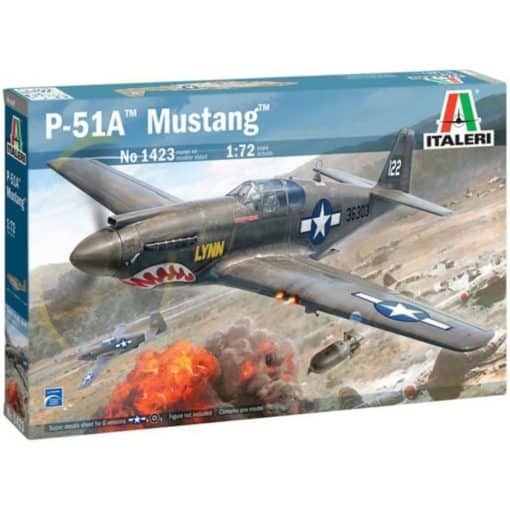 Italeri P-51A Mustang 1:72 koottava pienoismalli