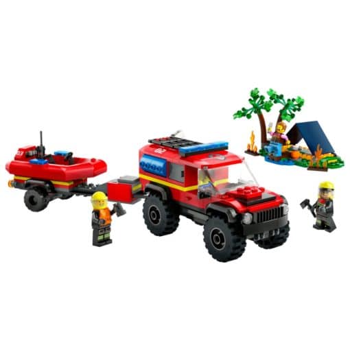 LEGO-City-60412-nelivetopaloauto-Ja-pelastusvene