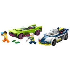 LEGO-City-60415-poliisiauto-Ja-muskeliauton-takaa-ajo