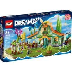 Tämä LEGODreamzzz 71459 Uniolentojen talli jolla yli 8-vuotiaat lapset pääsevät tutustumaan leikkisään Uniolentojen talliin (71459) rakentaessaan TV-sarjaan perustuvaa LEGO® DREAMZzz™ rakennuslelusettiä.
