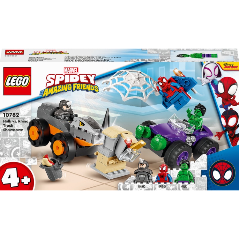 LEGO Marvel 10782 Hulkin ja Rhinon taisteluautot - Muovi ja Lelu
