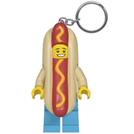 LEGO avaimenperä Hot Dog Man minifiguuri LED-valolla