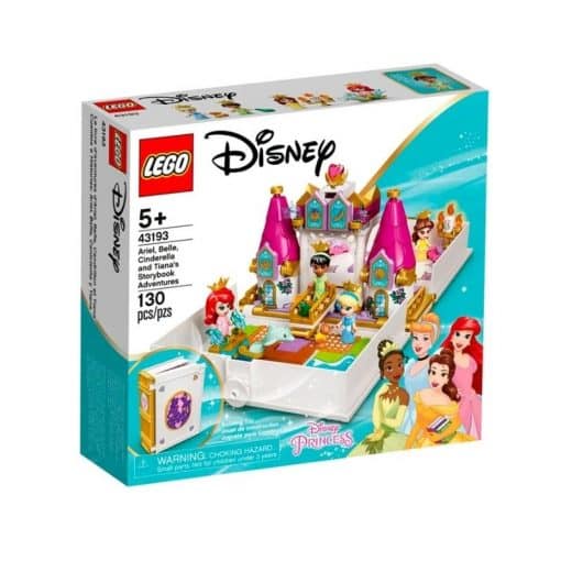 LEGO Disney 43193 Arielin, Bellen, Tuhkimon ja Tianan satukirjaseikkailu