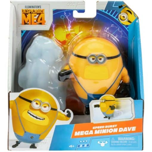 Minions hahmo 10 cm Dave Speed Burst