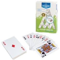 Outdoor Play Playing Cards XL 21 x 13,5 cm pelikortit