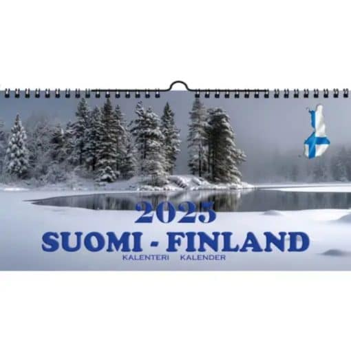 Kalenteri panoraamakalenteri Suomi 2025 Aika