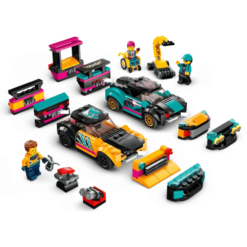 Lego City 60389 autojen tuunaustalli