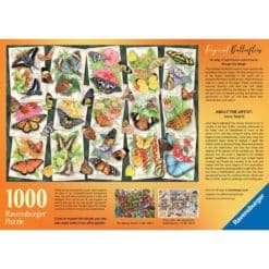 Palapeli 1000 palaa perhoset Ravensburger