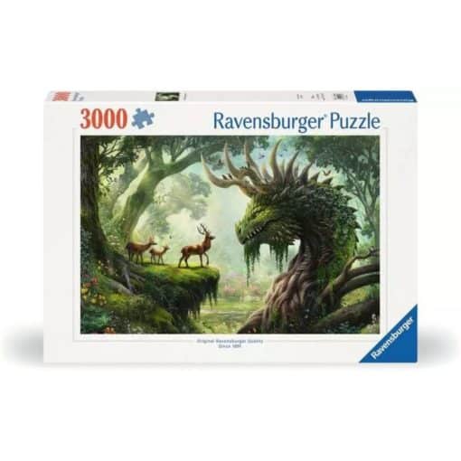 Palapeli 3000 palaa lohikäärme Ravensburger