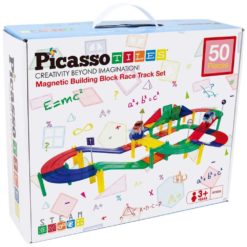 Picasso Tiles 50 osaa ja kaksi autoa magneettirakentelu