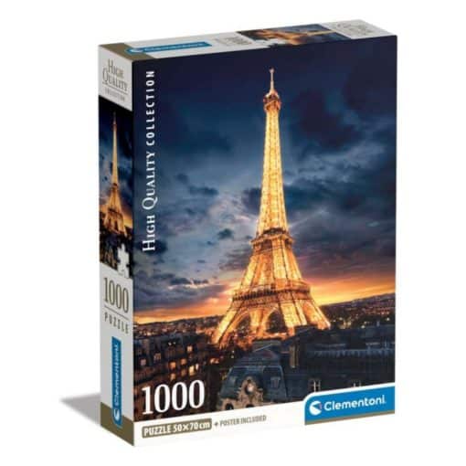 Palapeli 1000 palaa Eiffel-torni Clementoni