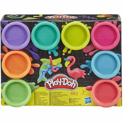 Play Doh purkit 8 kpl neonvärit