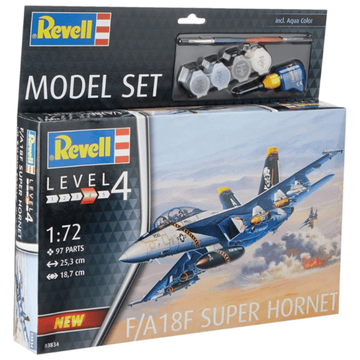 Revell Super Hornet FA 18F 172 Model set-koottava pienoismalli lentokone