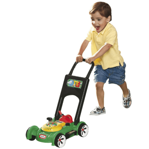 Little Tikes lawn mower play