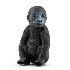 Toinen gorillavauvoista osaa vetää itsensä esineiden päälle, kävellä kaikilla neljällä raajalla ja myös ratsastaa emonsa selässä!