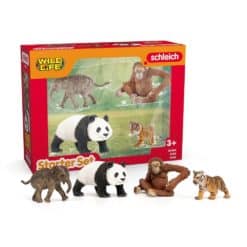 Schleich villieläimet 4 kappaletta Aasia 42736