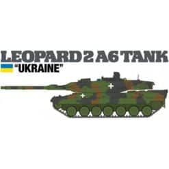 Tamiya Leopard 2 A6 Tank Ukraine 1:35 koottava pienoismalli