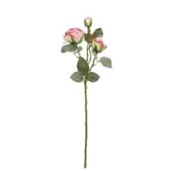 Ruusu tekokukka 53 cm 3 kukkaa