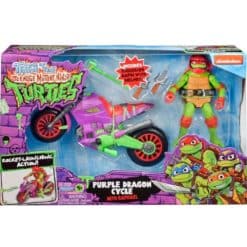 Turtles Raphael & Purple Dragon Cycle