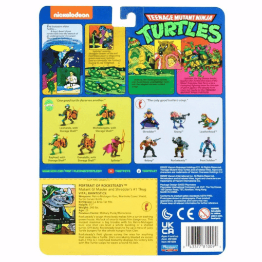 teenage mutant ninja turtles rocksteady package