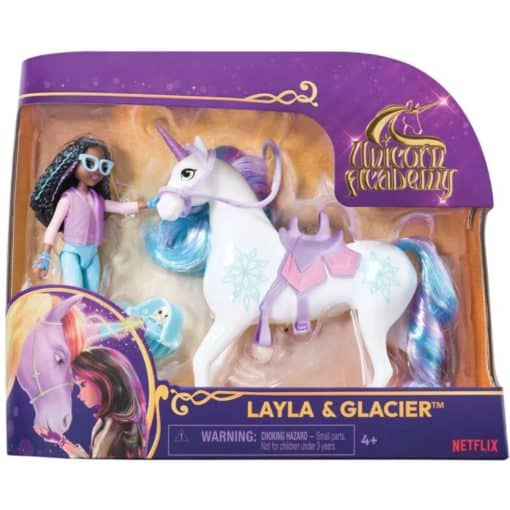 Unicorn Academy Layla ja Glacier leikkisetti