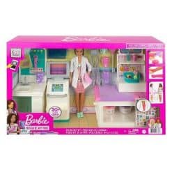 Barbie Fast Cast Clinic - lääkärinukke leikkisetti
