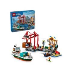 Lego City 60422 Merisatama ja rahtilaiva